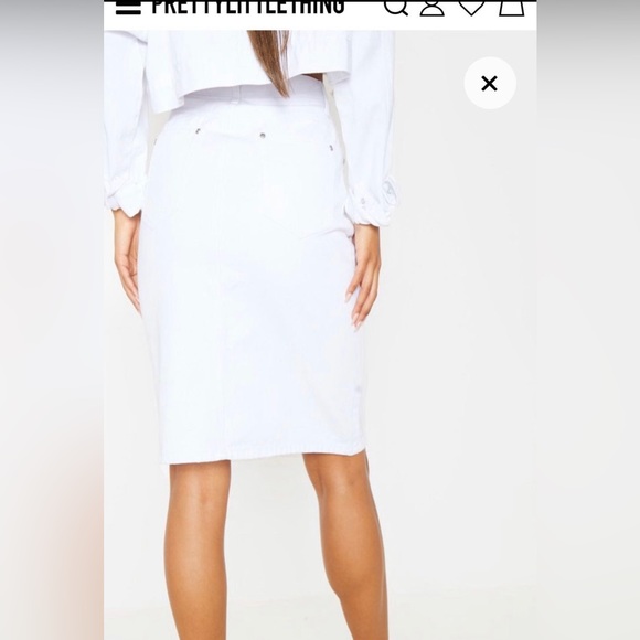 PrettyLittleThing Denim Skirt - Picture 8 of 8